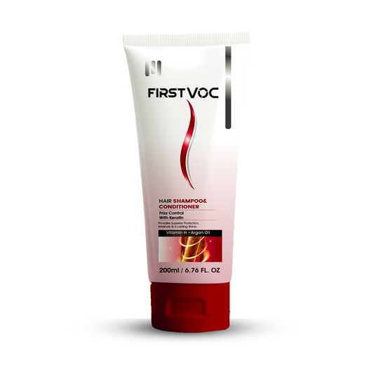 FirstVoc Hair Shampoo & Conditioner – Frizz Control
